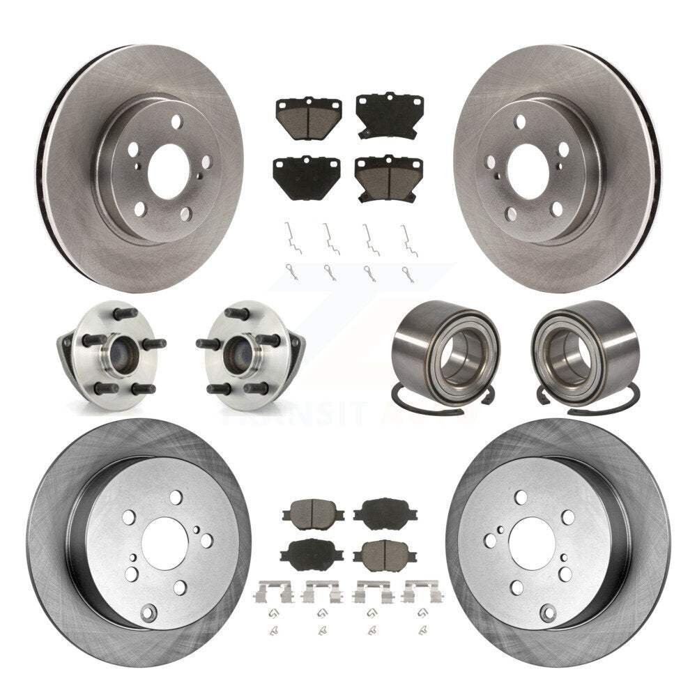 [Avant + Arrière] Kit de Roulement de roue pour 2001 Toyota Celica GT avec Non-ABS KBB-117067
