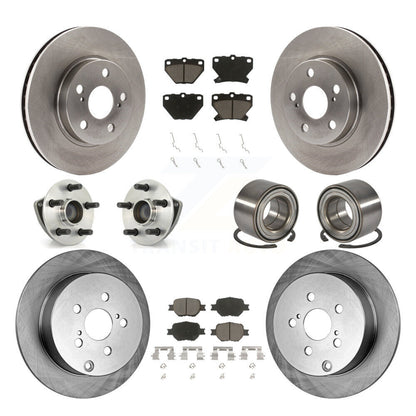 [Avant + Arrière] Kit de Roulement de roue pour 2001 Toyota Celica GT avec Non-ABS KBB-117067