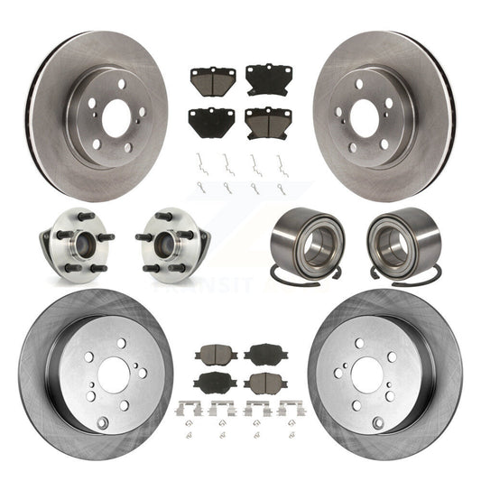 [Avant + Arrière] Kit de Roulement de roue pour 2001 Toyota Celica GT avec Non-ABS KBB-117067