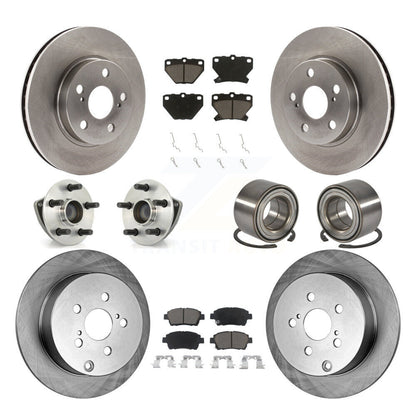 [Avant + Arrière] Kit de Roulement de roue pour 2000 Toyota Celica GT avec Non-ABS KBB-117069