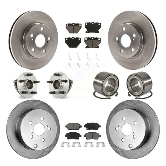 [Avant + Arrière] Kit de Roulement de roue pour 2000 Toyota Celica GT avec Non-ABS KBB-117069