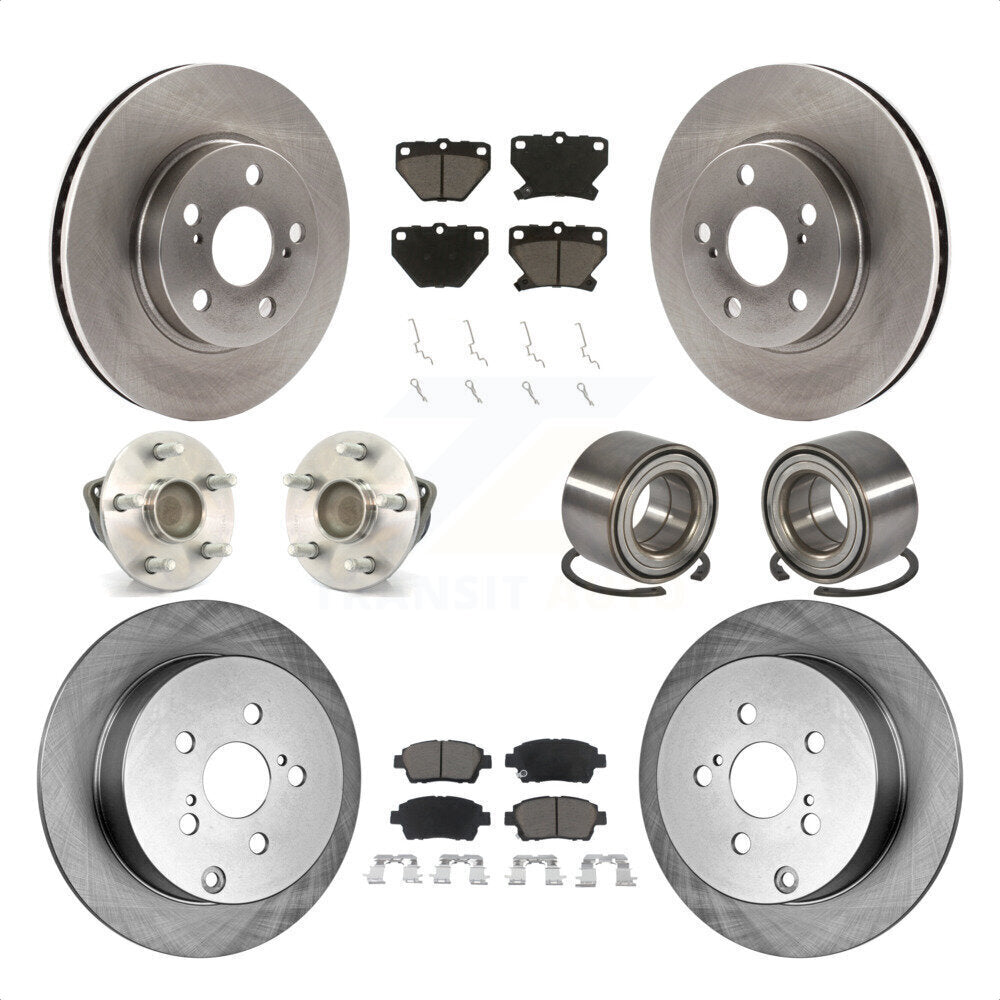 [Avant + Arrière] Kit de Roulement de roue pour 2000 Toyota Celica GT avec 4-Wheel ABS KBB-117070 par Transit Auto