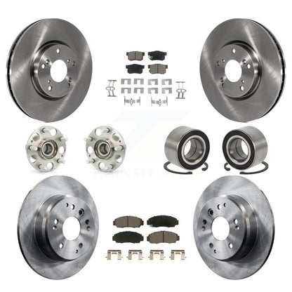 [Avant + Arrière] Kit de Roulement de roue pour 2004-2005 Acura TL Automatic transmission KBB-117077