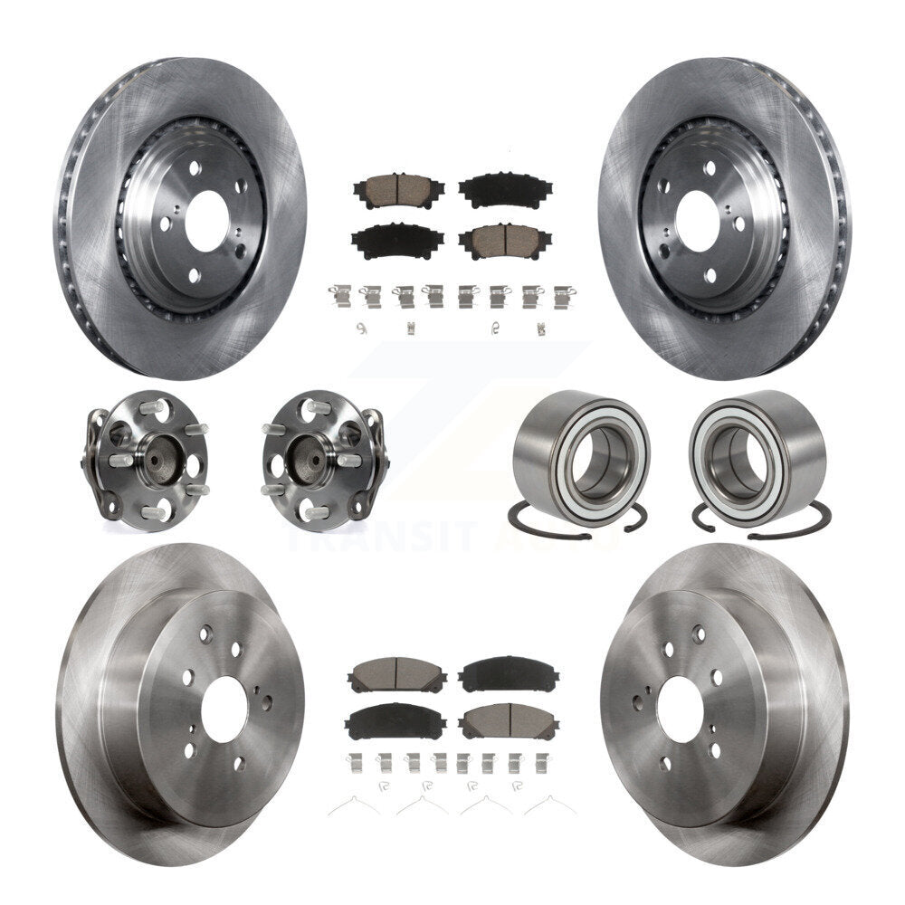 [Avant + Arrière] Kit de Roulement de roue pour 2011-2020 Toyota Sienna FWD KBB-117078