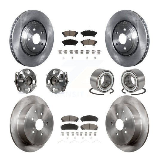 [Avant + Arrière] Kit de Roulement de roue pour 2011-2020 Toyota Sienna FWD KBB-117078