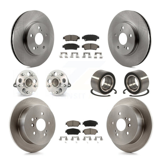 [Avant + Arrière] Kit de Roulement de roue pour 2004-2010 Toyota Sienna FWD KBB-117082
