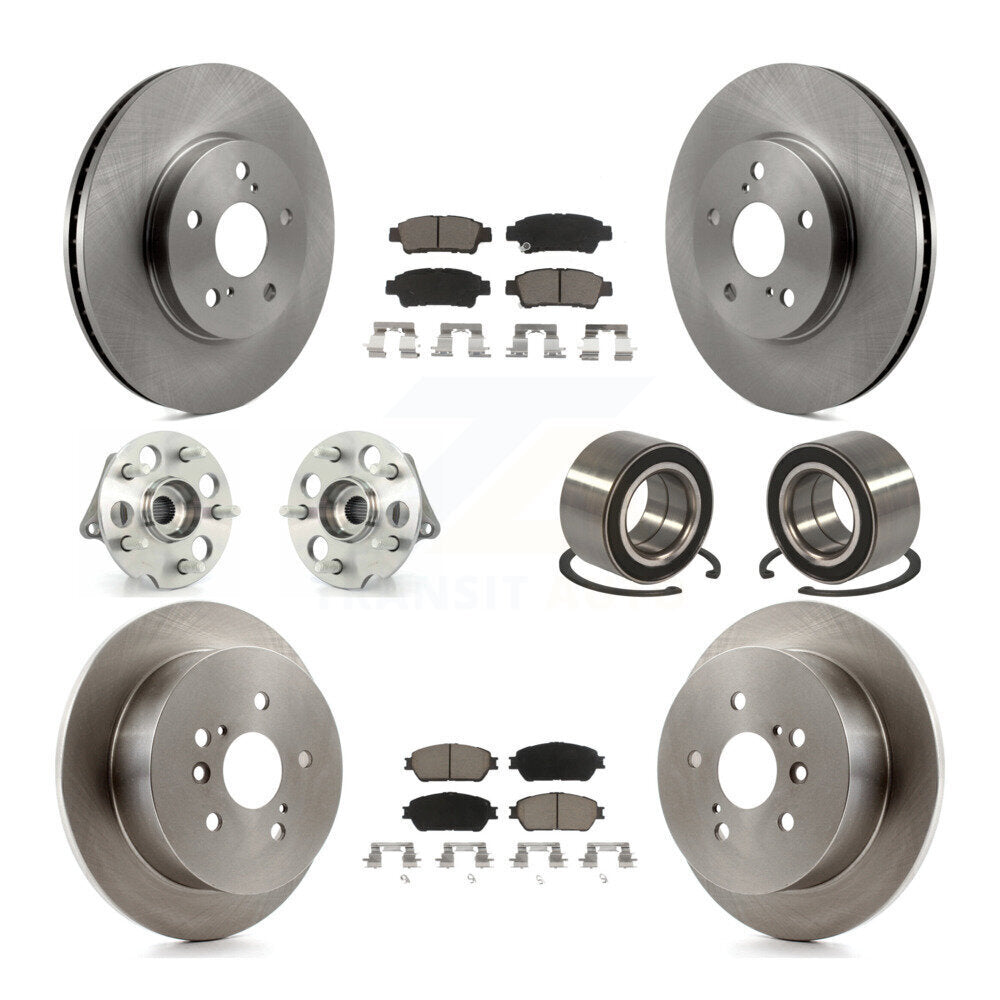 [Avant + Arrière] Kit de Roulement de roue pour 2004-2010 Toyota Sienna AWD KBB-117083
