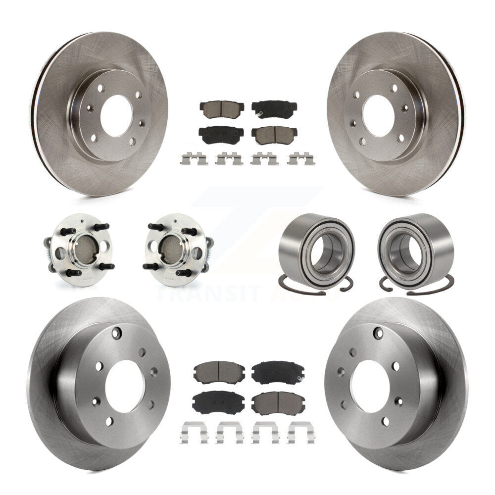 [Avant + Arrière] Kit de Roulement de roue pour Kia Optima Hyundai Sonata Magentis 4-Wheel ABS KBB-117086