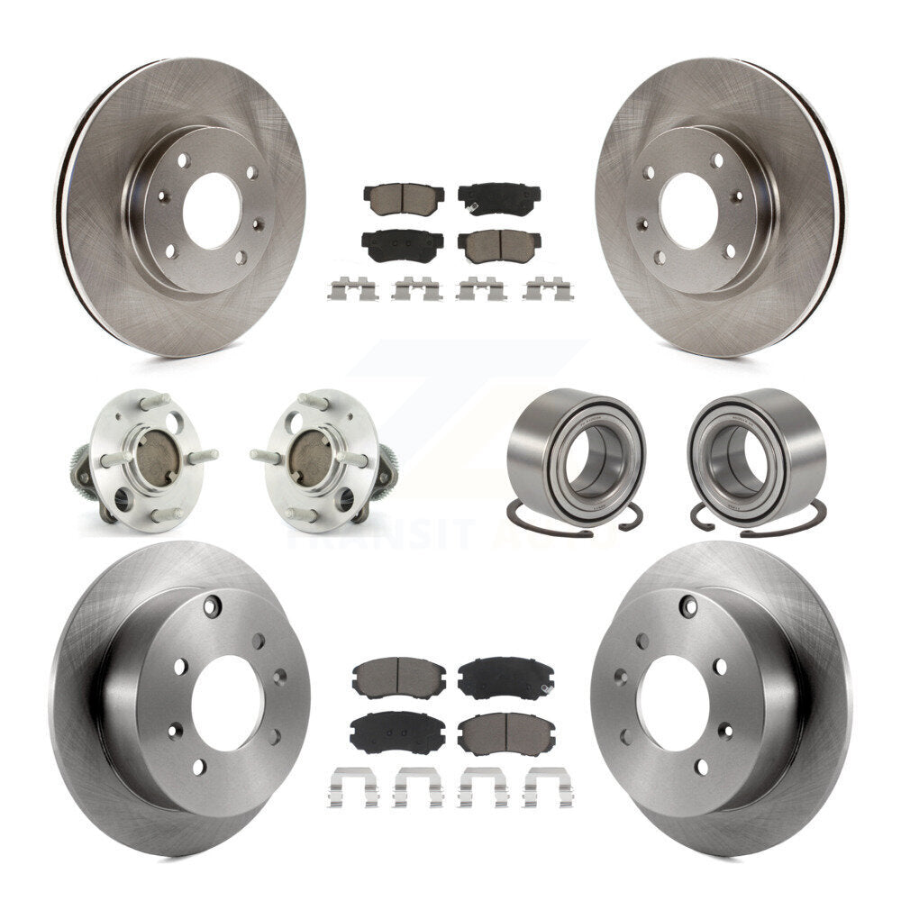 [Avant + Arrière] Kit de Roulement de roue pour Kia Optima Hyundai Sonata Magentis Non-ABS KBB-117087