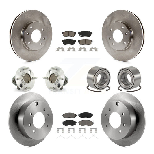 [Avant + Arrière] Kit de Roulement de roue pour 2004 Hyundai Sonata Non-ABS To 09 03 KBB-117091