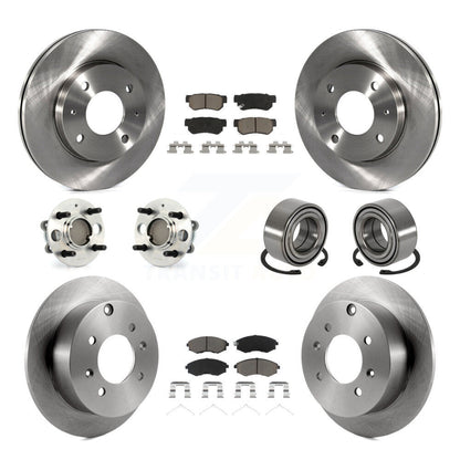 [Avant + Arrière] Kit de Roulement de roue pour Hyundai Sonata Kia Optima Magentis 4-Wheel ABS KBB-117095