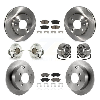 [Avant + Arrière] Kit de Roulement de roue pour Hyundai Sonata Kia Optima Magentis Non-ABS KBB-117096
