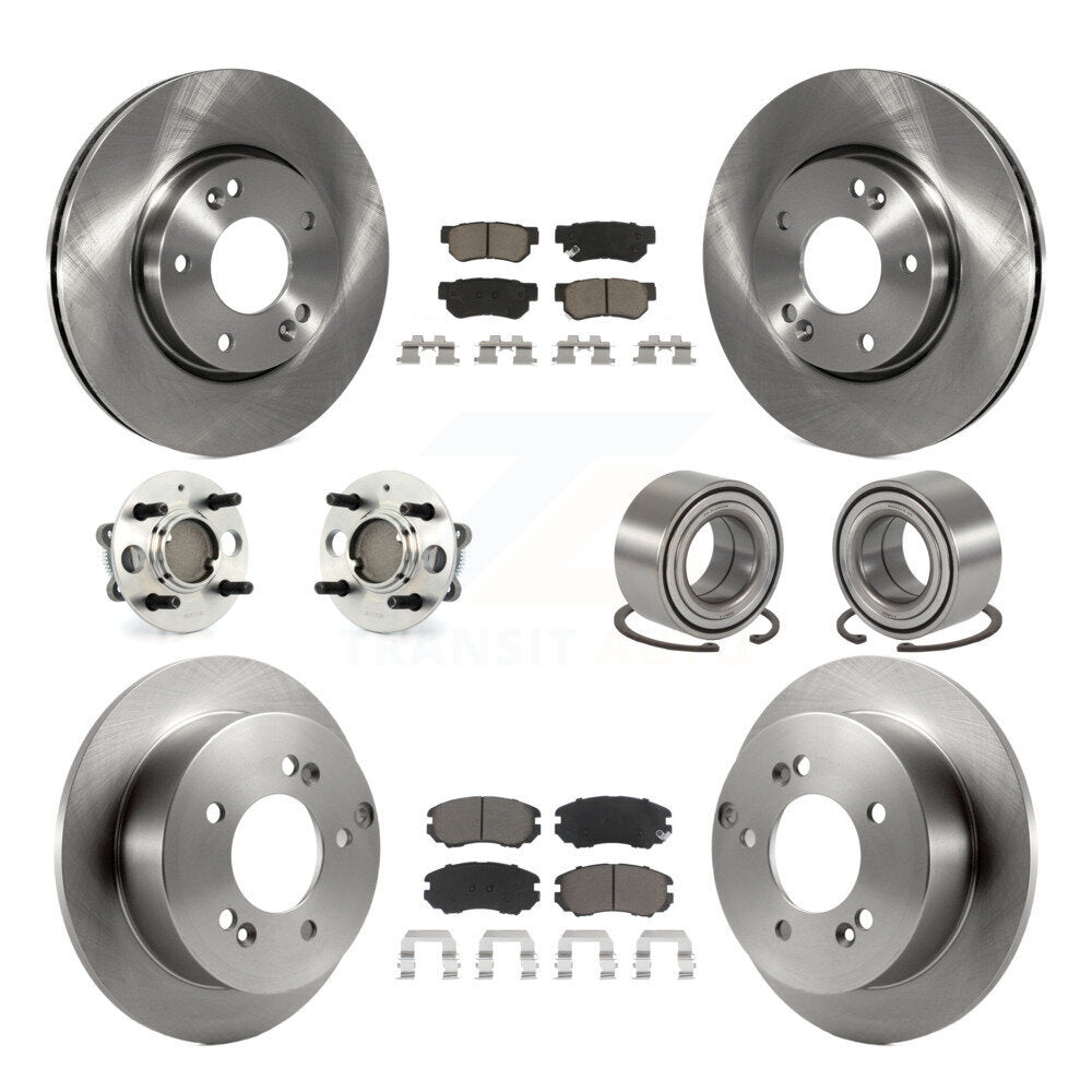 [Avant + Arrière] Kit de Roulement de roue pour 2005 Hyundai Sonata 4-Wheel ABS From 03 01 05 KBB-117098