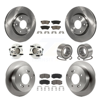 [Avant + Arrière] Kit de Roulement de roue pour 2005 Hyundai Sonata 4-Wheel ABS From 03 01 05 KBB-117098