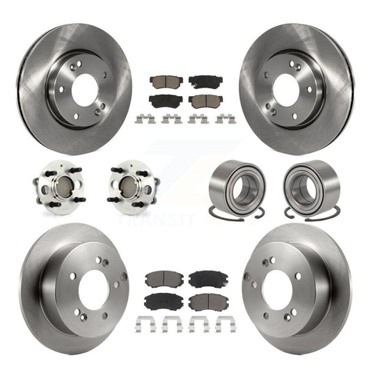 [Avant + Arrière] Kit de Roulement de roue pour 2005 Hyundai Sonata 4-Wheel ABS From 03 01 05 KBB-117098