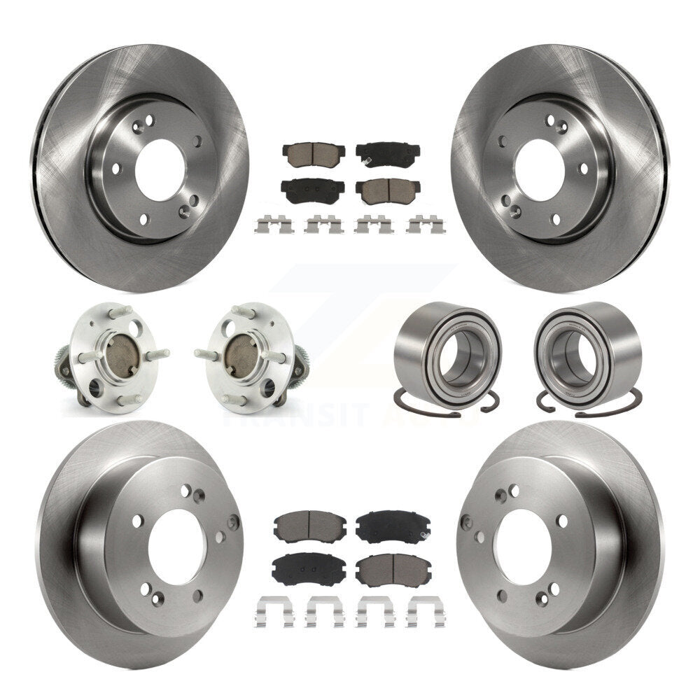 [Avant + Arrière] Kit de Roulement de roue pour 2005 Hyundai Sonata Non-ABS From 03 01 05 KBB-117099