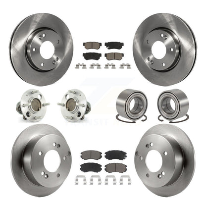 [Avant + Arrière] Kit de Roulement de roue pour 2005 Hyundai Sonata Non-ABS From 03 01 05 KBB-117099