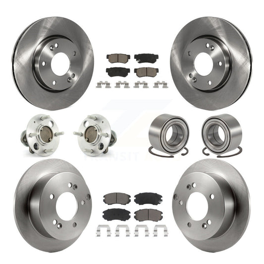[Avant + Arrière] Kit de Roulement de roue pour 2005 Hyundai Sonata Non-ABS From 03 01 05 KBB-117099