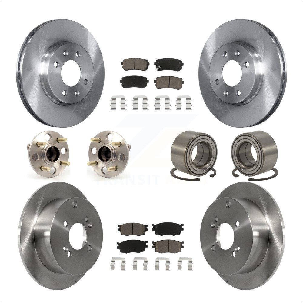 [Avant + Arrière] Kit de Roulement de roue pour Hyundai Accent Kia Rio Rio5 Non-ABS KBB-117101 par Transit Auto