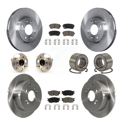 [Avant + Arrière] Kit de Roulement de roue pour Hyundai Accent Kia Rio Rio5 Non-ABS KBB-117101 par Transit Auto