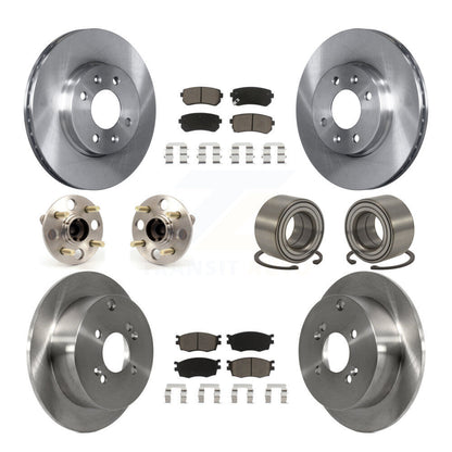 [Avant + Arrière] Kit de Roulement de roue pour Hyundai Accent Kia Rio Rio5 Non-ABS KBB-117101