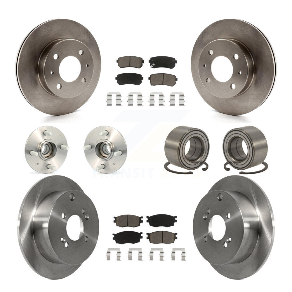 [Avant + Arrière] Kit de Roulement de roue pour 2006 Hyundai Accent Hatchback avec Non-ABS KBB-117102 par Transit Auto