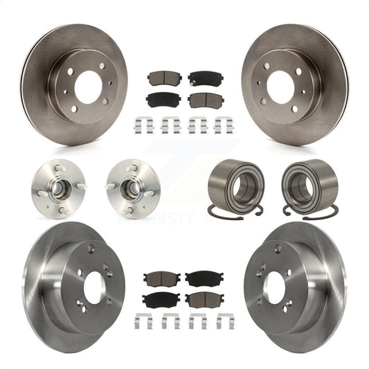 [Avant + Arrière] Kit de Roulement de roue pour 2006 Hyundai Accent Hatchback avec Non-ABS KBB-117102 par Transit Auto