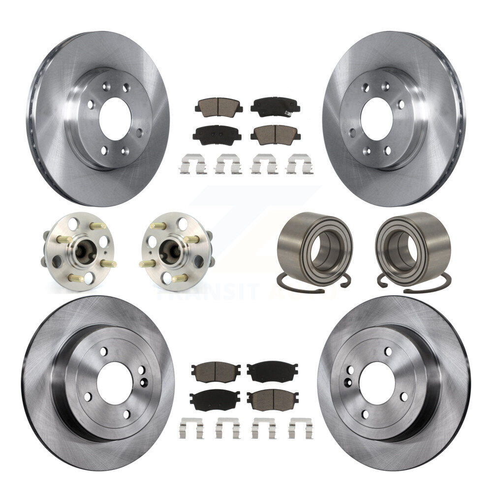 [Avant + Arrière] Kit de Roulement de roue pour 2011 Hyundai Accent 4-Wheel ABS KBB-117103