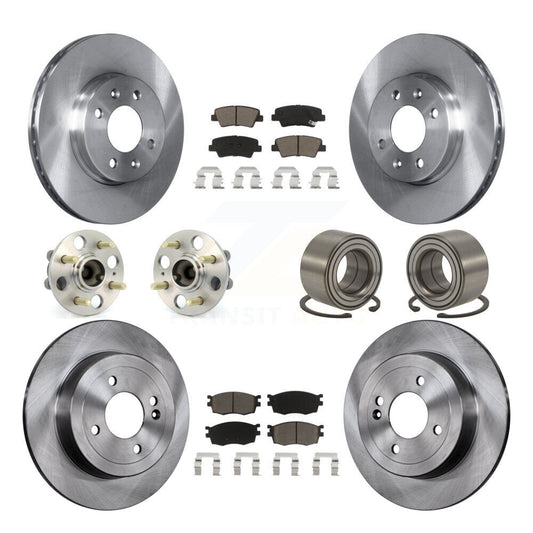 [Avant + Arrière] Kit de Roulement de roue pour 2011 Hyundai Accent 4-Wheel ABS KBB-117103