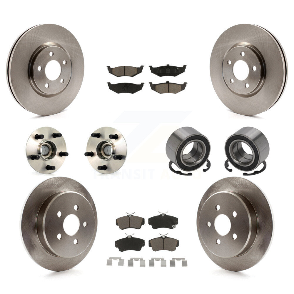 [Avant + Arrière] Kit de Roulement de roue pour Chrysler PT Cruiser Dodge Neon KBB-117105