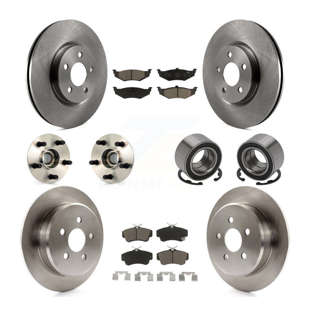 [Avant + Arrière] Kit de Roulement de roue pour 2003-2007 Chrysler PT Cruiser Naturally Aspirated KBB-117106