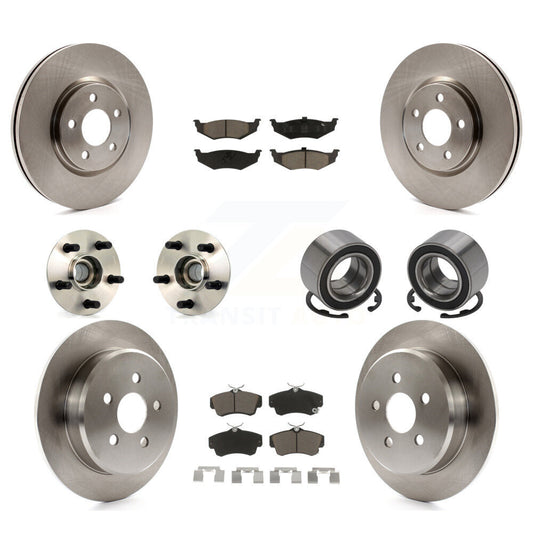 [Avant + Arrière] Kit de Roulement de roue pour 2007 Chrysler PT Cruiser Turbocharged KBB-117111