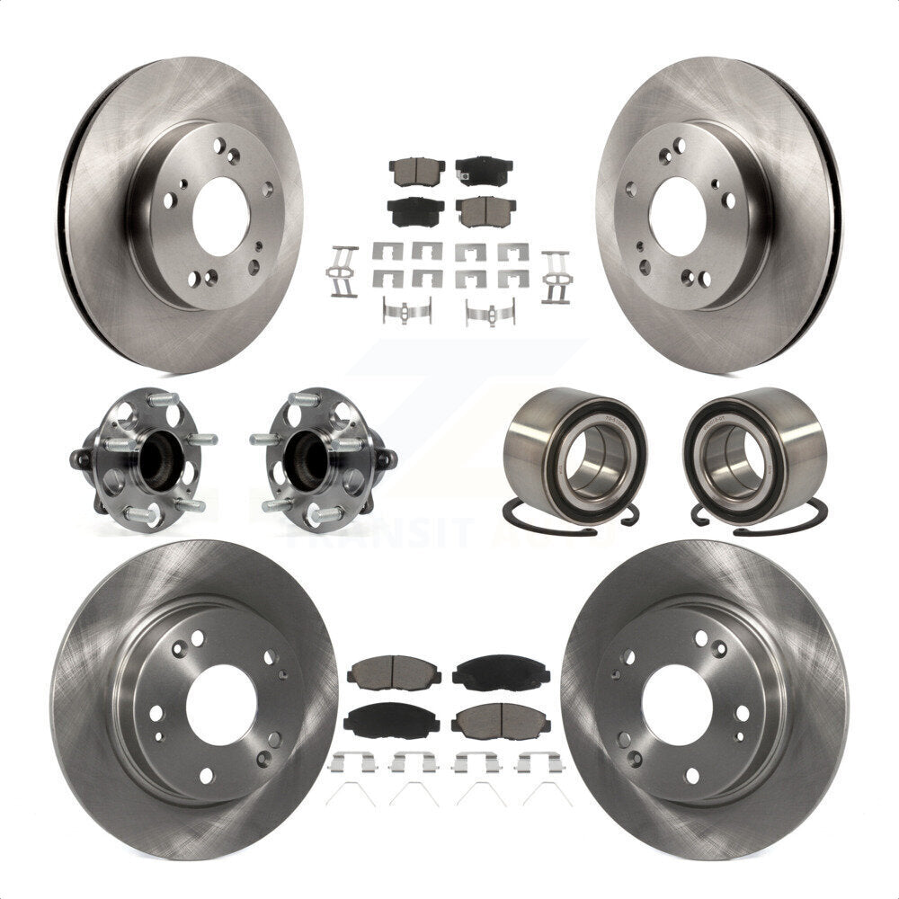 [Avant + Arrière] Kit de Roulement de roue pour 2013-2014 Honda Civic LX avec Manual transmission KBB-117116 par Transit Auto