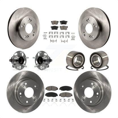[Avant + Arrière] Kit de Roulement de roue pour 2013-2014 Honda Civic LX avec Manual transmission KBB-117116 par Transit Auto