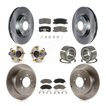 [Avant + Arrière] Kit de Roulement de roue pour 2011 Mitsubishi Outlander FWD avec 3.0L sans 7 Passenger Seating KBB-117126