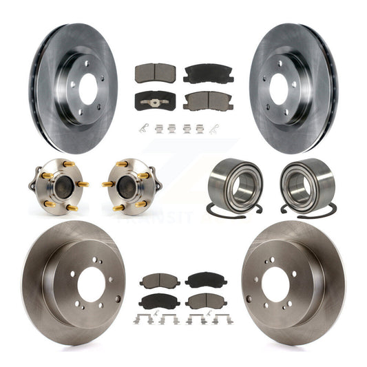 [Avant + Arrière] Kit de Roulement de roue pour 2011 Mitsubishi Outlander FWD avec 3.0L sans 7 Passenger Seating KBB-117126