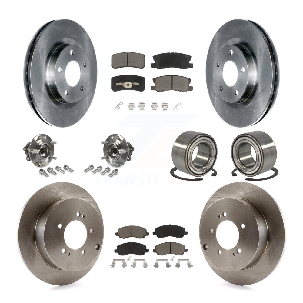 [Avant + Arrière] Kit de Roulement de roue pour Mitsubishi Outlander sans 7 Passenger Seating KBB-117127