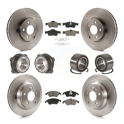[Avant + Arrière] Kit de Roulement de roue pour Mercedes-Benz E350 E400 avec 322mm Diameter Rotor KBB-117139 par Transit Auto