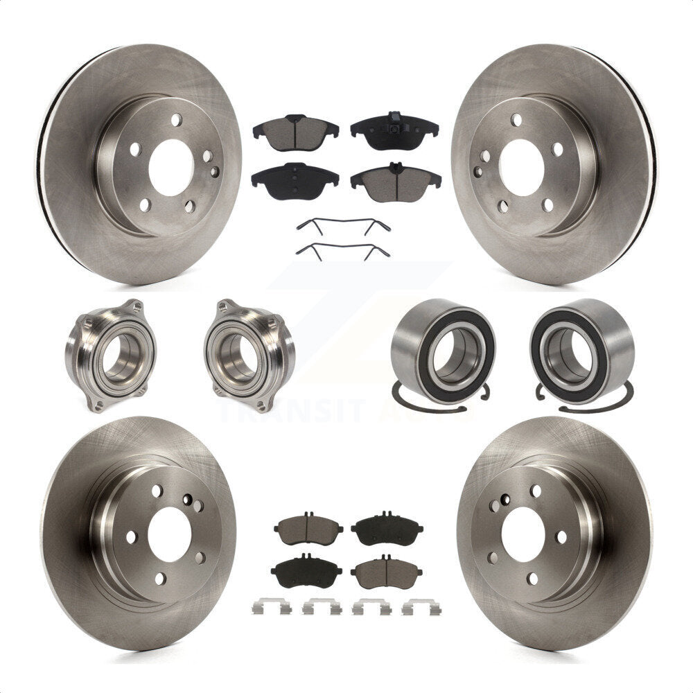 [Avant + Arrière] Kit de Roulement de roue pour 2010 Mercedes-Benz C300 C250 AWD KBB-117141 par Transit Auto