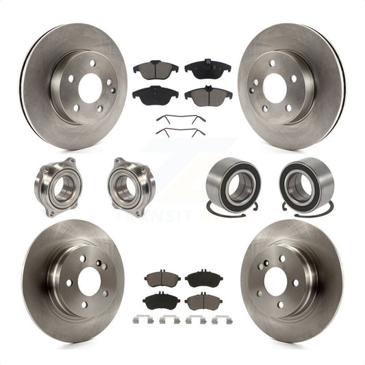 [Avant + Arrière] Kit de Roulement de roue pour 2010 Mercedes-Benz C300 C250 AWD KBB-117141 par Transit Auto