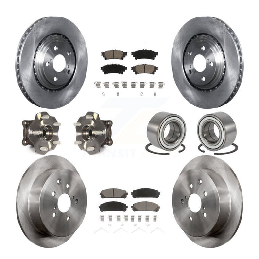 [Avant + Arrière] Kit de Roulement de roue pour Toyota Highlander Lexus RX350 RX450h KBB-117144