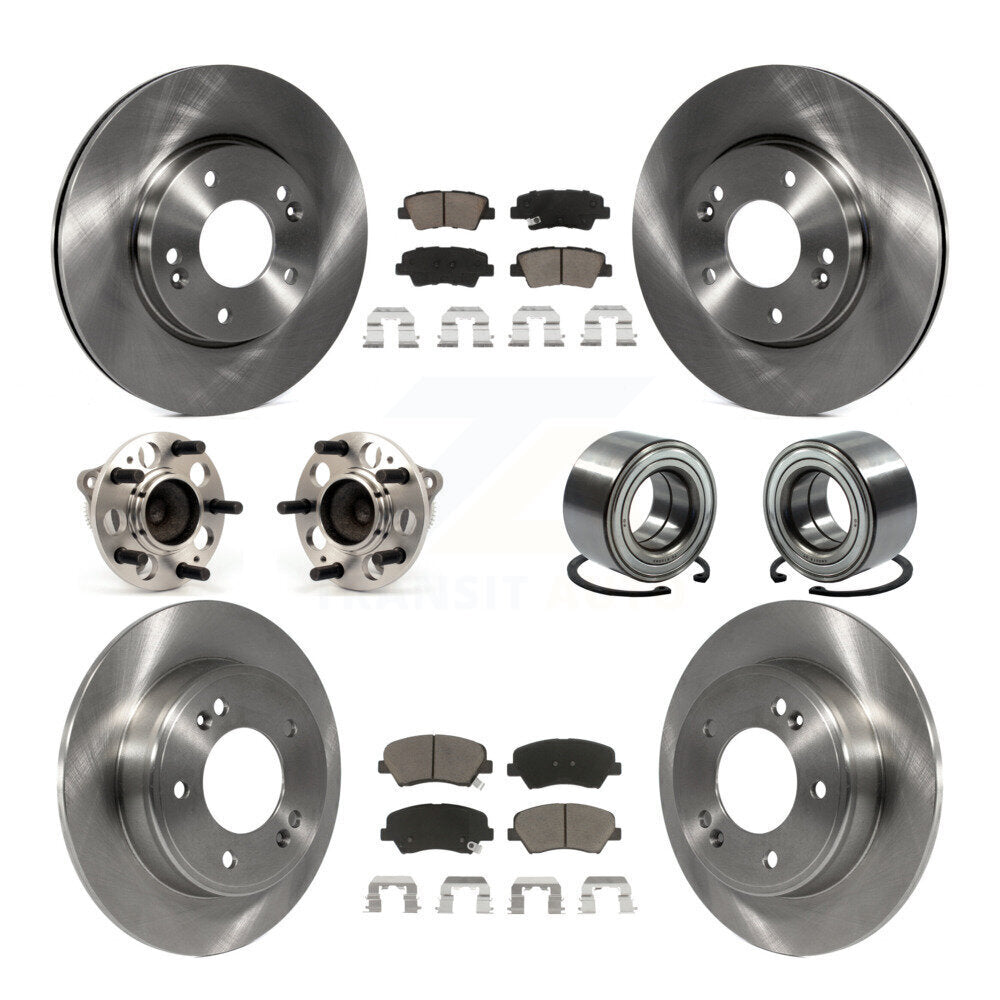 [Avant + Arrière] Kit de Roulement de roue pour Hyundai Elantra Kia Forte Veloster GT Forte5 Coupe Koup KBB-117155