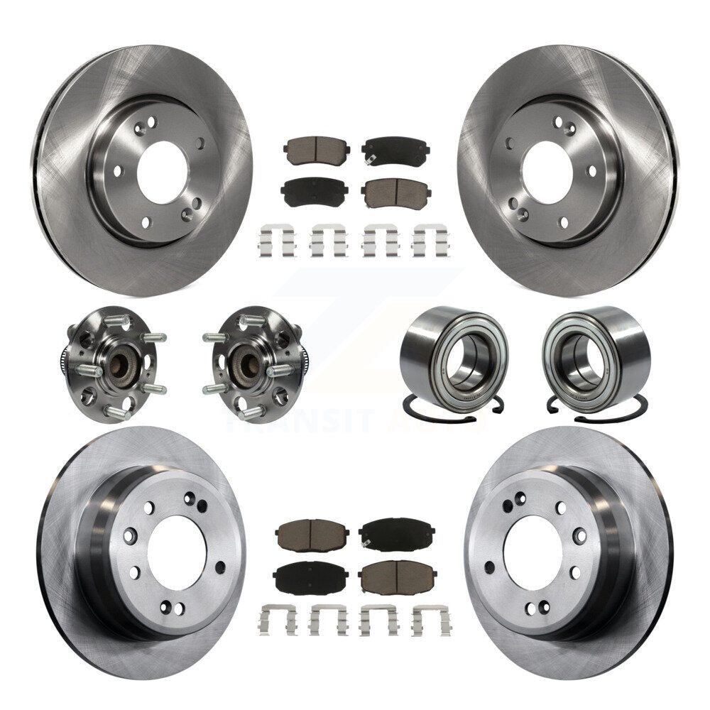 [Avant + Arrière] Kit de Roulement de roue pour 2010 Hyundai Elantra Hatchback avec Non-ABS KBB-117158
