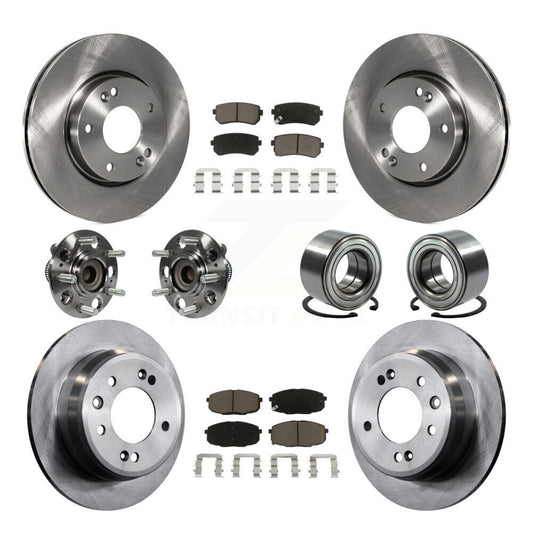[Avant + Arrière] Kit de Roulement de roue pour 2010 Hyundai Elantra Hatchback avec Non-ABS KBB-117158
