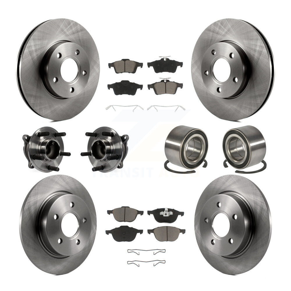 [Avant + Arrière] Kit de Roulement de roue pour Ford Focus sans Active Park Assist KBB-117159