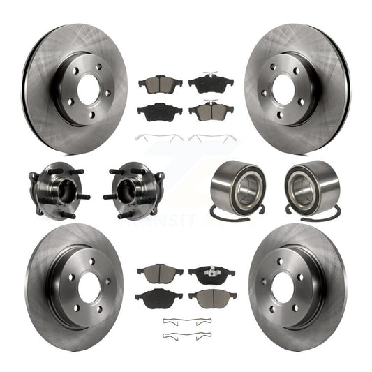 [Avant + Arrière] Kit de Roulement de roue pour Ford Focus sans Active Park Assist KBB-117159