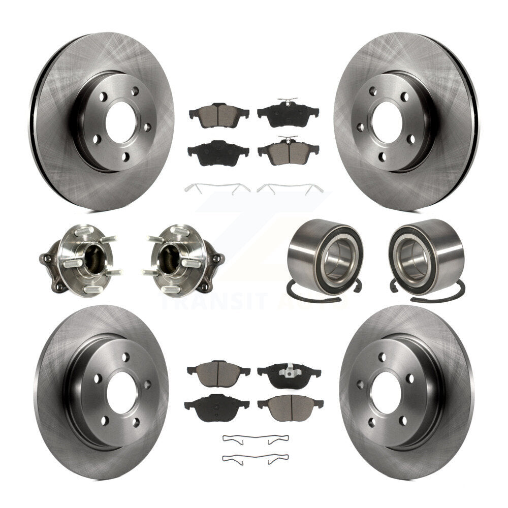 [Avant + Arrière] Kit de Roulement de roue pour Ford Focus avec Parking Assist KBB-117161