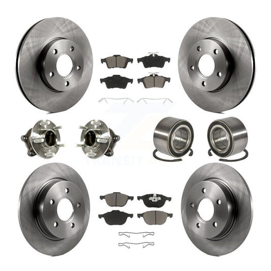 [Avant + Arrière] Kit de Roulement de roue pour Ford Focus avec Parking Assist KBB-117161