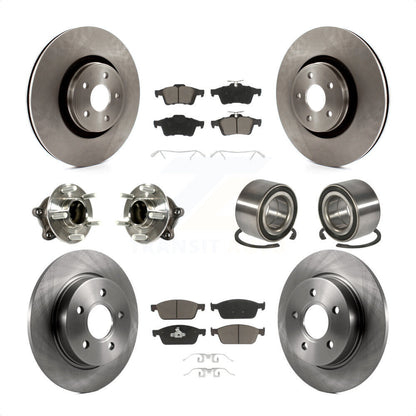 [Avant + Arrière] Kit de Roulement de roue pour Ford Focus avec Parking Assist KBB-117162 par Transit Auto