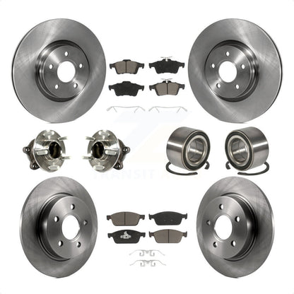 [Avant + Arrière] Kit de Roulement de roue pour 2013 Ford Focus ST avec GAS engine avec Parking Assist KBB-117164 par Transit Auto